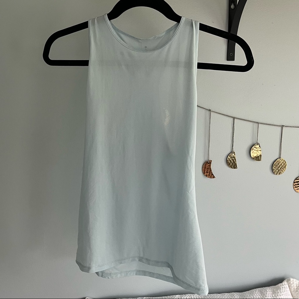 NWT OUTDOOR VOICES light blue athletic tank top